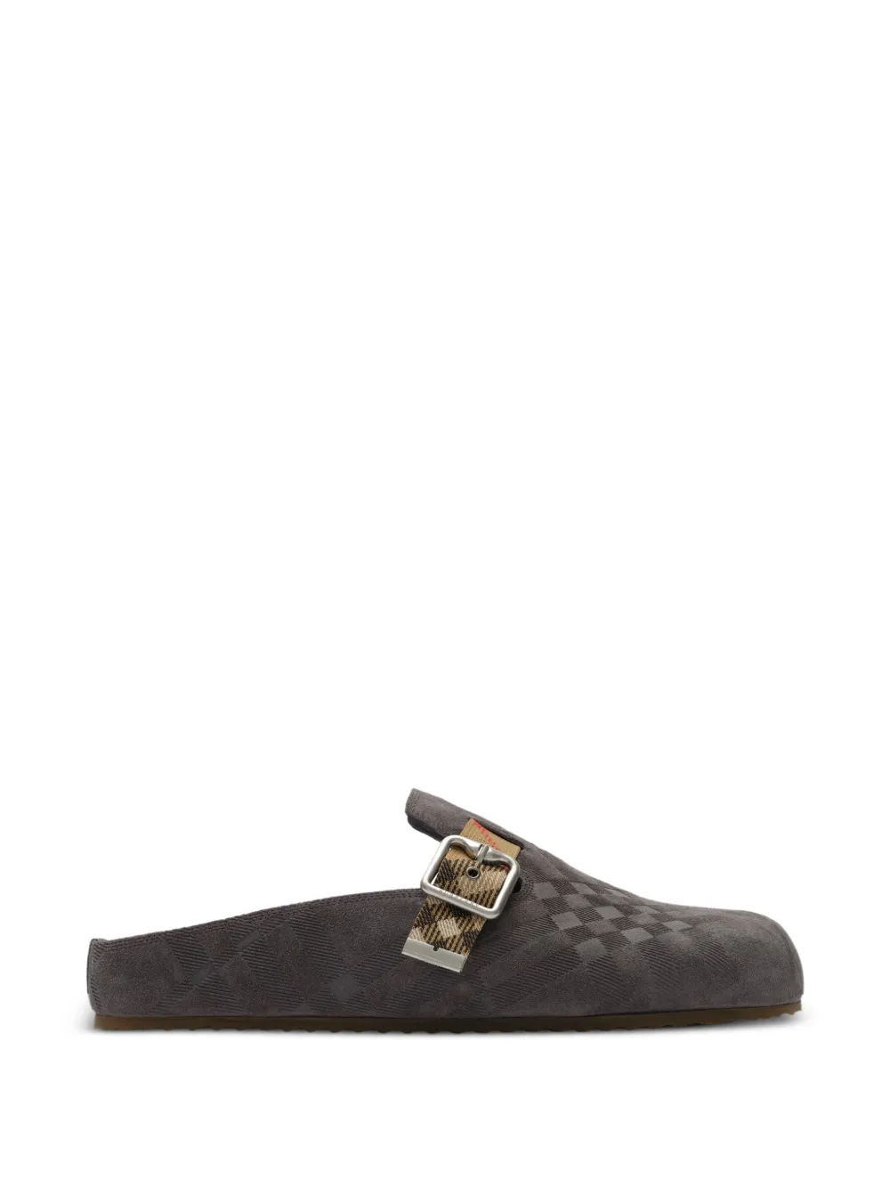 Check suede Urchin clogs