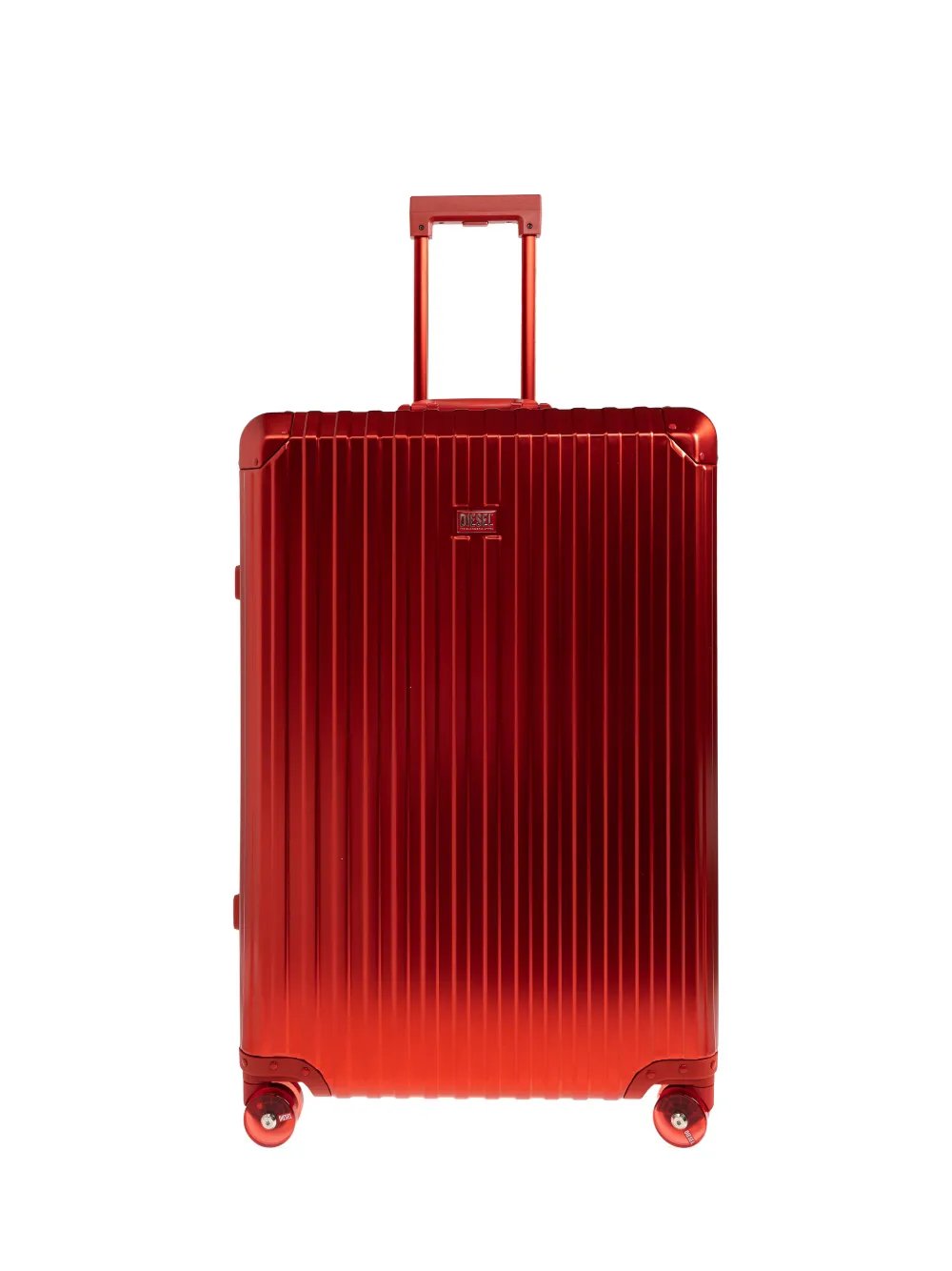 ribbed logo-plaque trolley