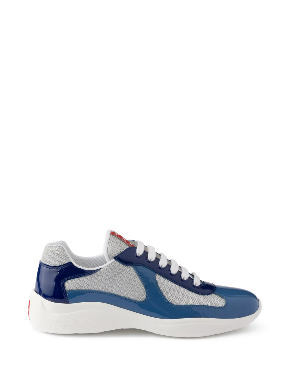 patent-leather and technical-fabric America's Cup sneakers